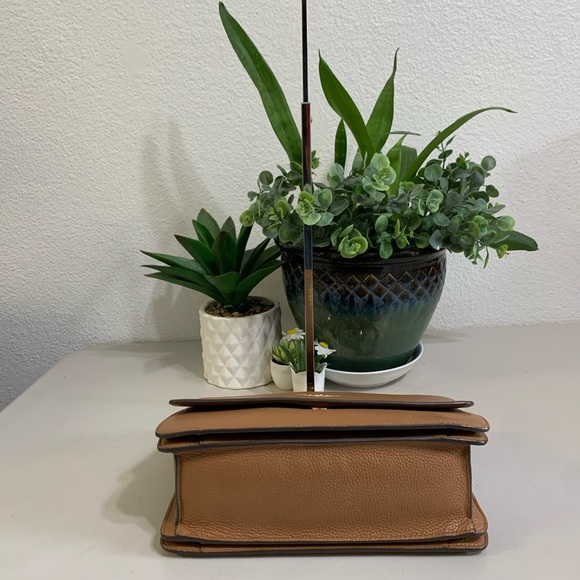 👜💕 Tory Burch Tan Leather Shoulder Bag with wallet - Picture 6 of 15
